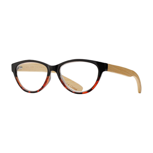 Lucia Reader - Black To Amber Tortoise / Natural Bamboo