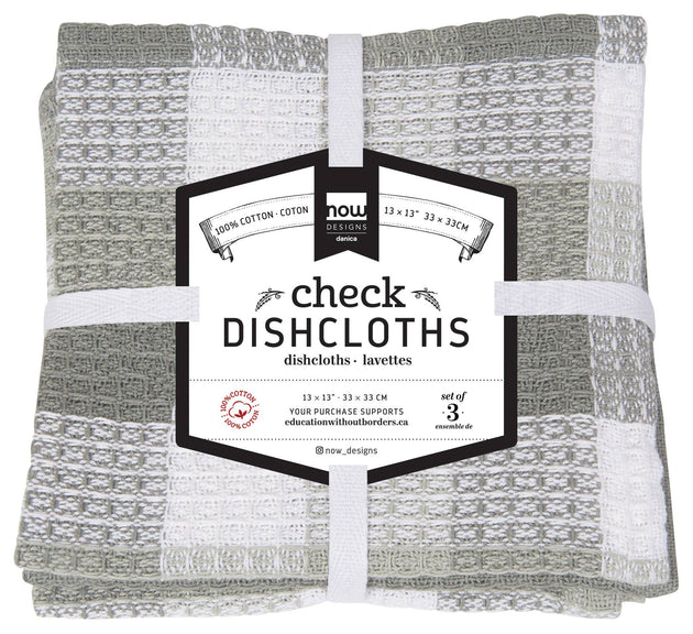 Check-it Dishcloths Sets of 3