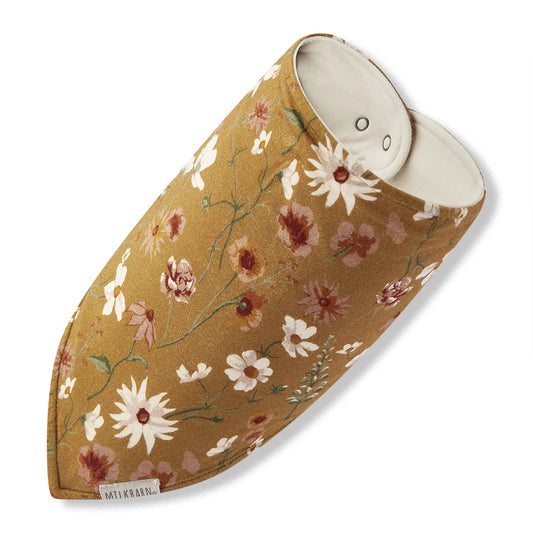 Kerchief Bib in Wildflowers