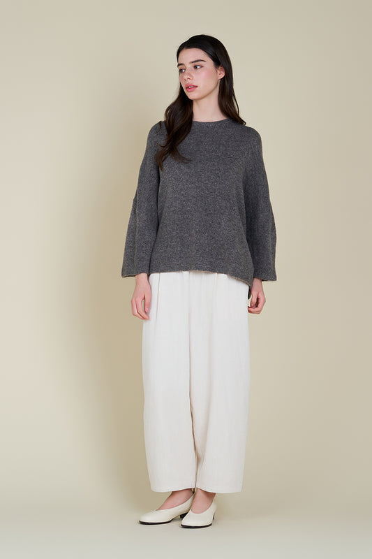 3/4 Sleeve Sweater Top in Dark Umber