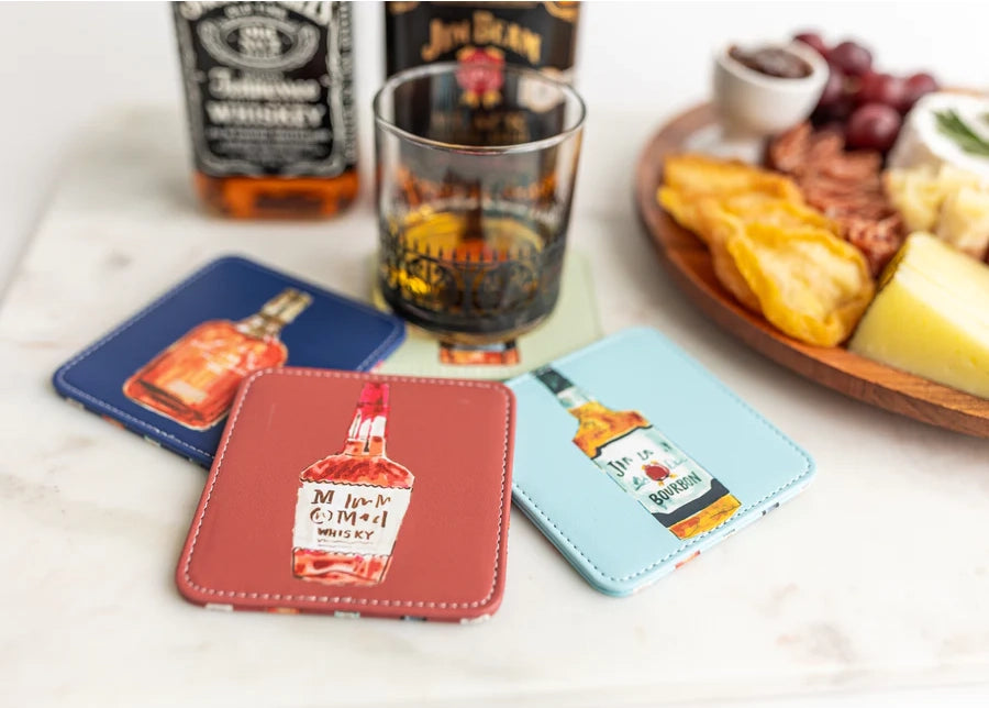 Bourbon Trail Coasters (Set of 4)