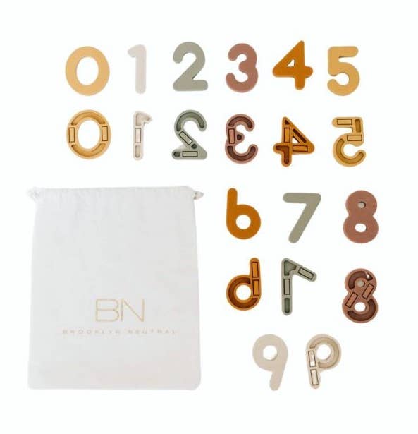 Silicone Number Magnets (20 Piece Set)