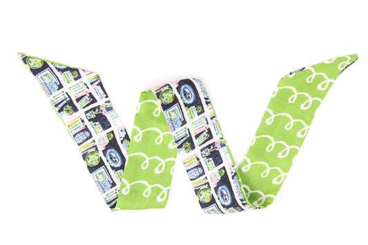 Believe in Your(shelf) Green Silk Wrap