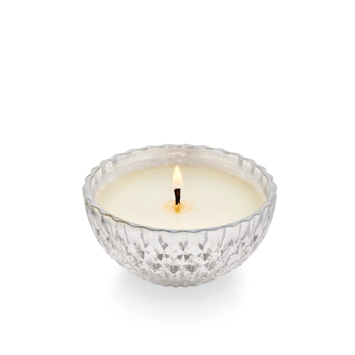 Balsam & Cedar Mercury Ornament Candle in Silver