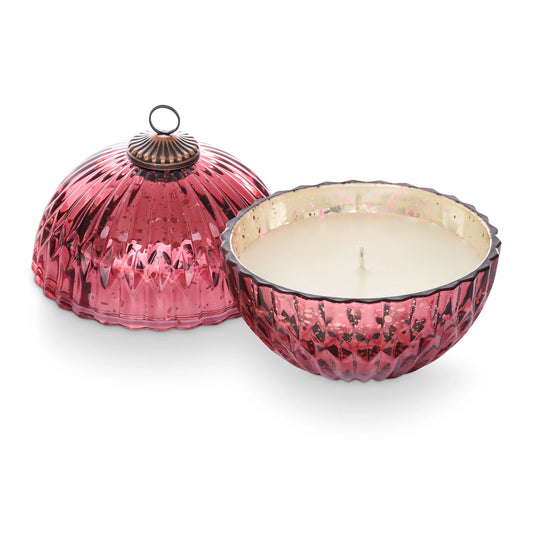Balsam & Cedar Mercury Ornament Candle in Red
