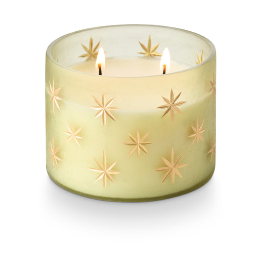 Balsam & Cedar Frosted Star Glass