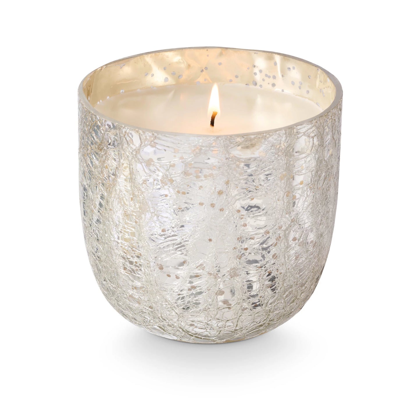 Balsam & Cedar Large Boxed Crackle Glass Candle