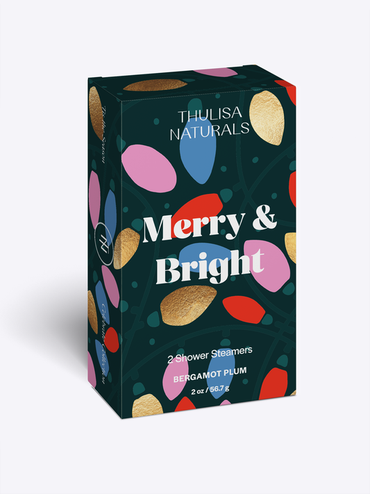 Holiday Shower Steamers - Bergamot and Plum