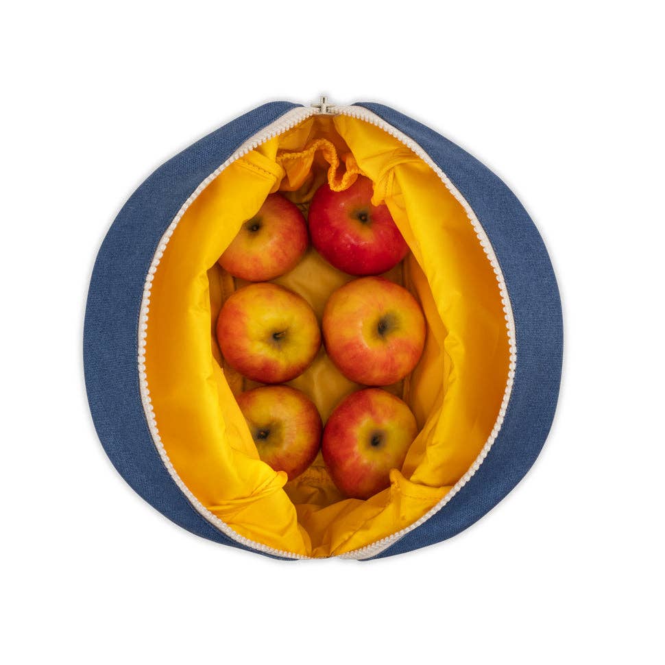 Zipper Lunch Bag - Two Tone Citrus Sky