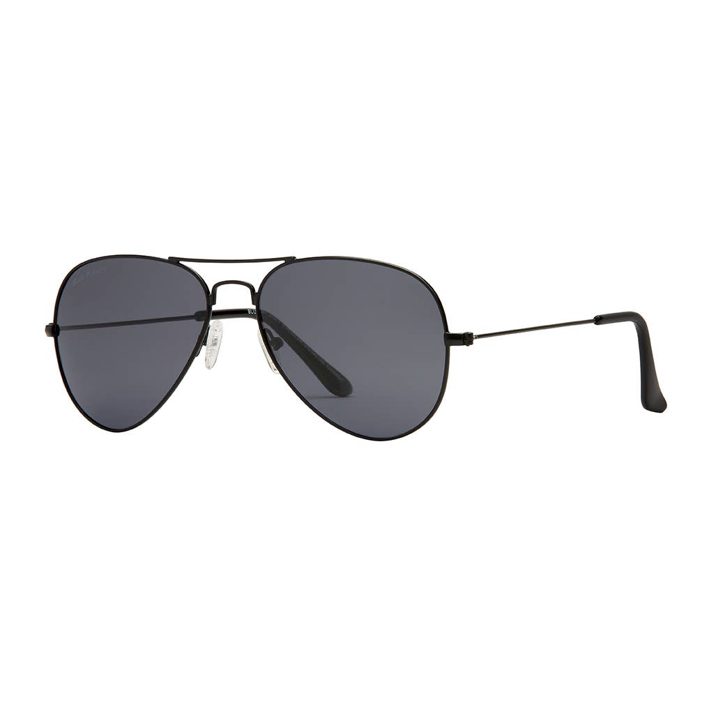 Wright II - Black / Smoke Polarized Lens