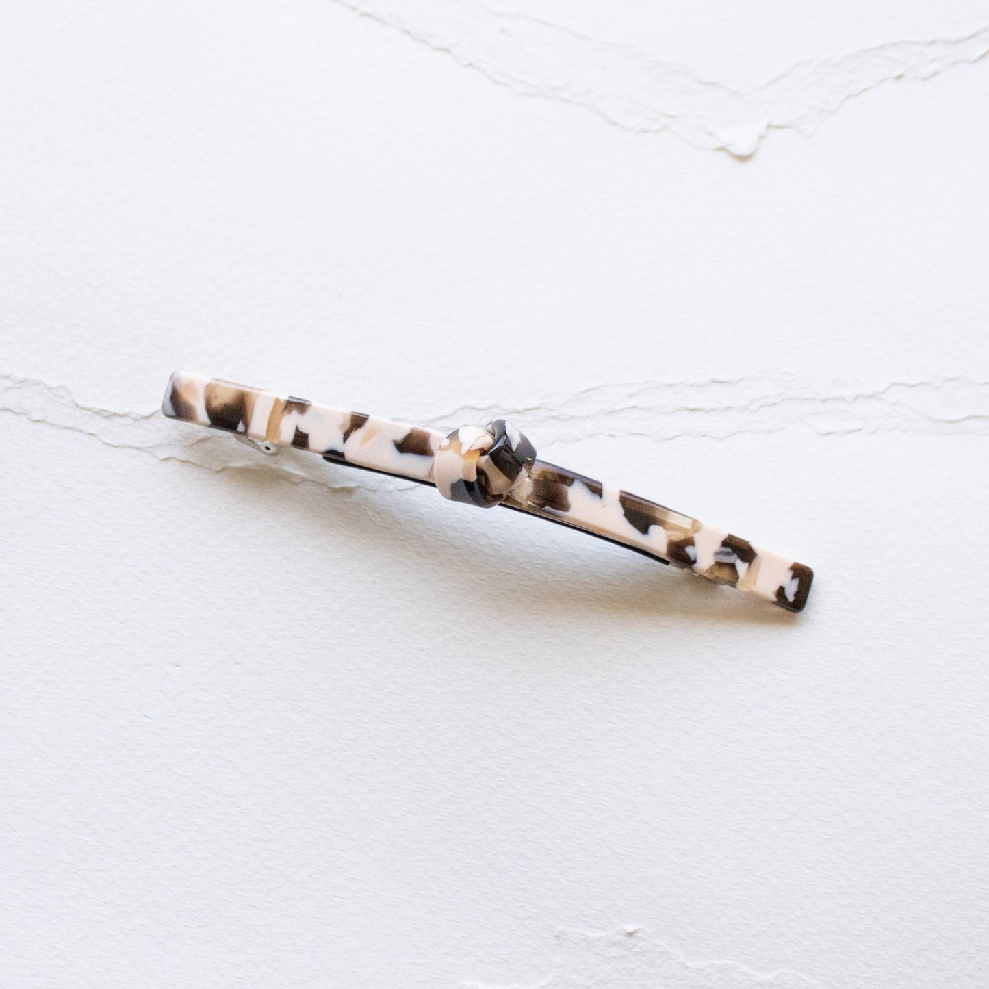 Eco French Twist Hair Barrettes: Micro Grey