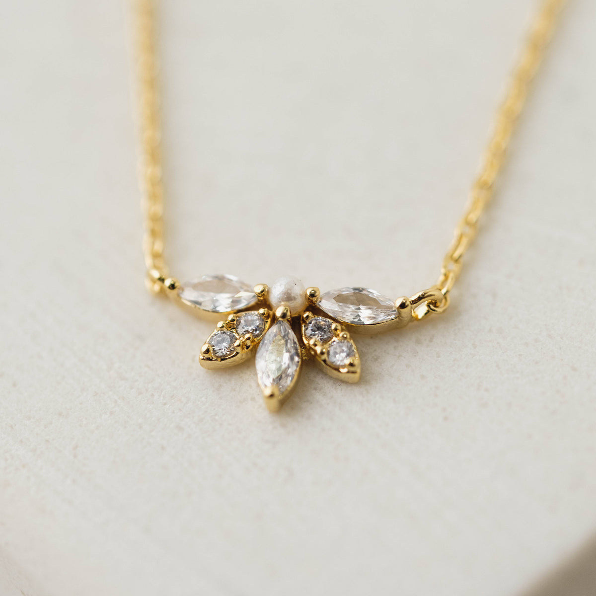 Harlowe Necklace in Gold