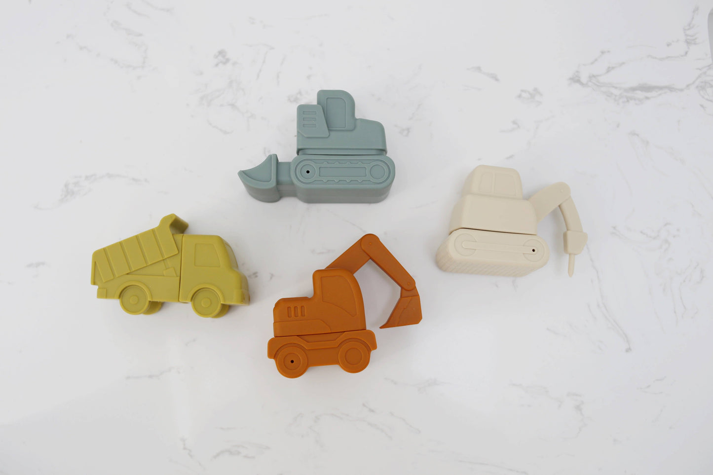 Construction Silicone Bath Toy Set