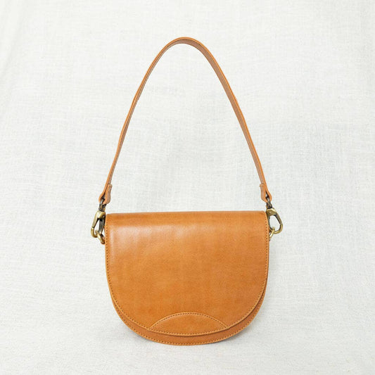 Stella Saddle Bag: Camel