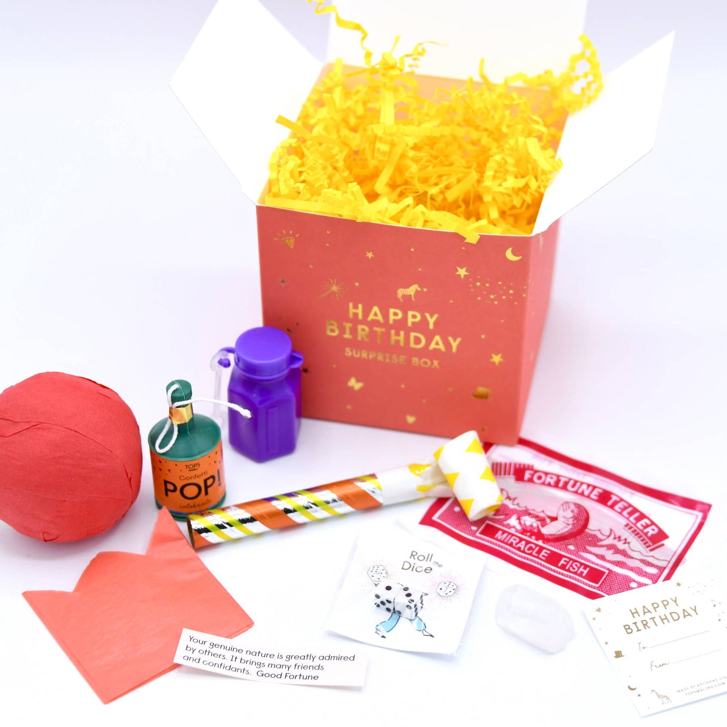 Happy Birthday in a Surprise Box