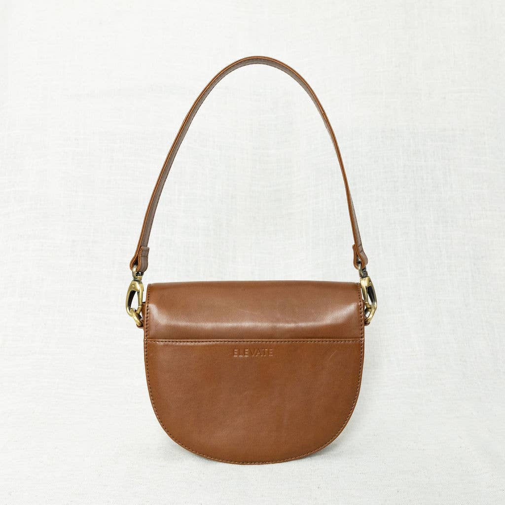 Stella Saddle Bag in Chestnut