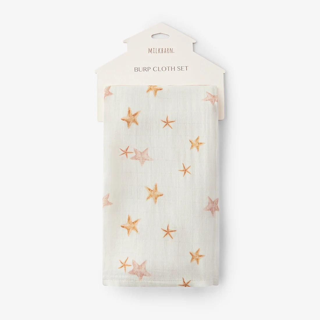 Burp Cloths in Starfish Dreams (Bamboo)
