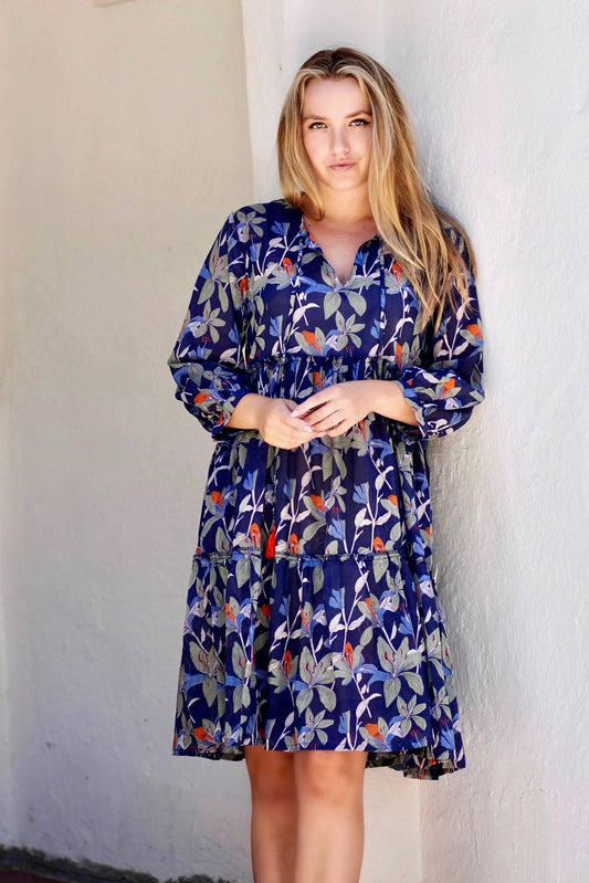 Camby Dress in Navy
