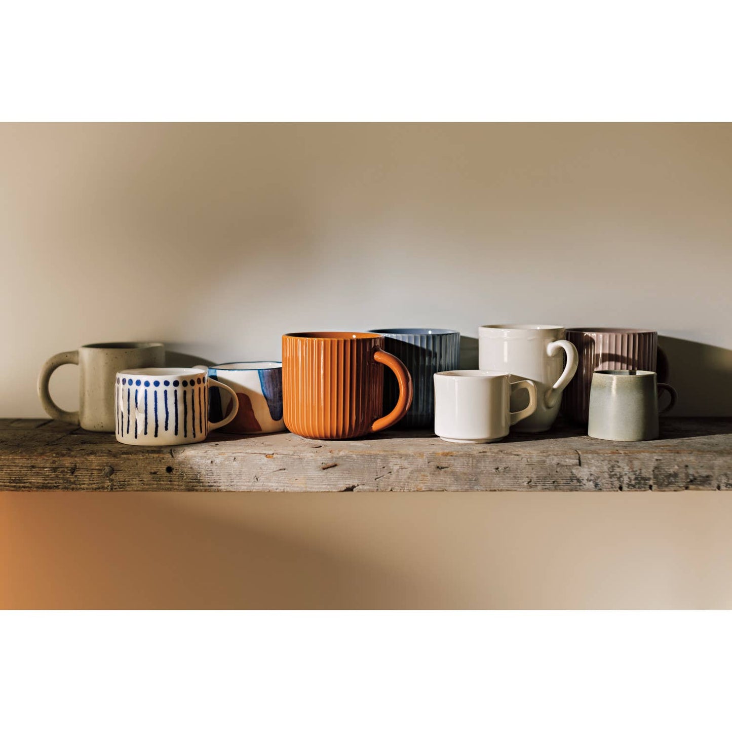 Fluted Mug - Cognac