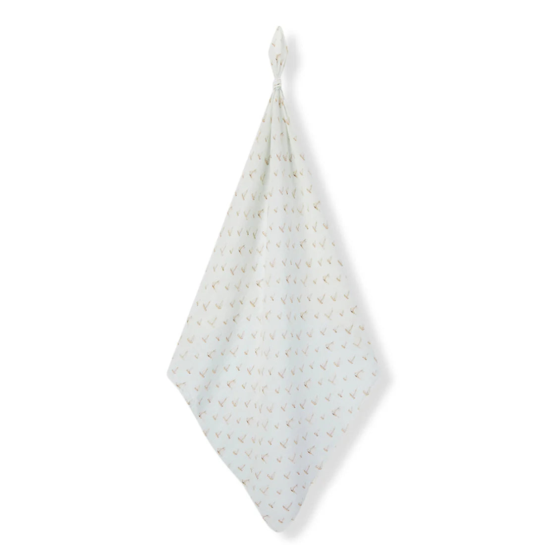 Swaddle Blanket in Sailboat Melody (Organic Cotton)