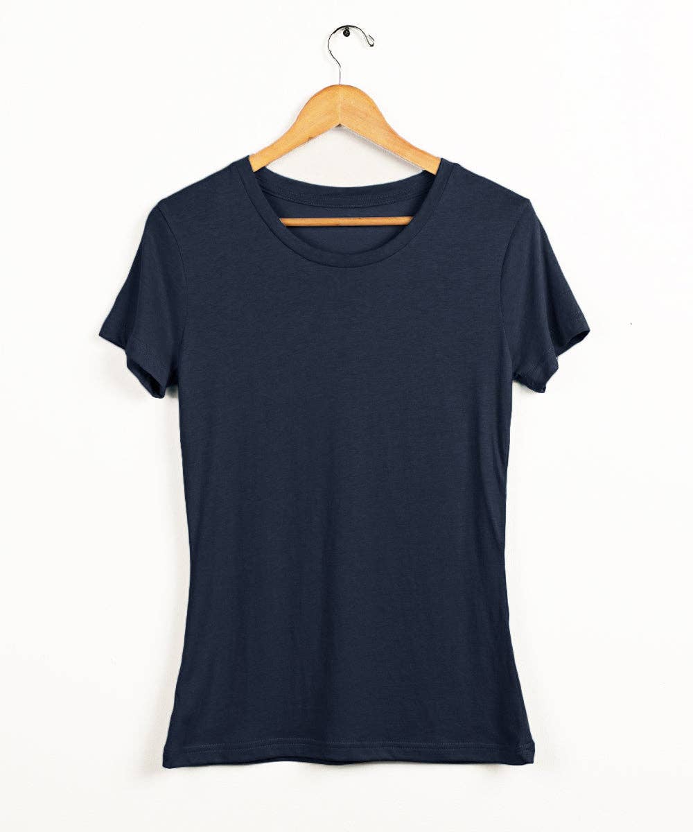 Fitted Tee in Black