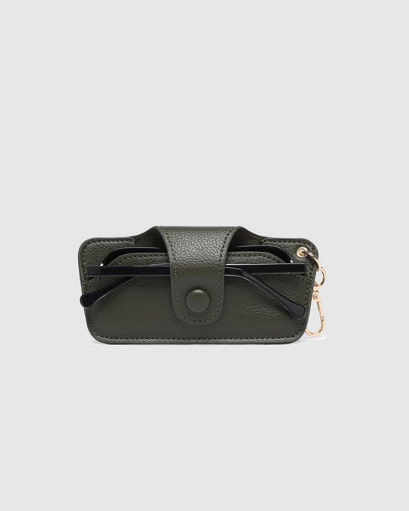 Skittle Sunglass Case in Olive