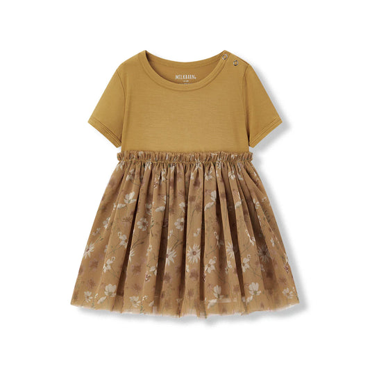 Luxe Stretch Ballet Dress in Wildflower