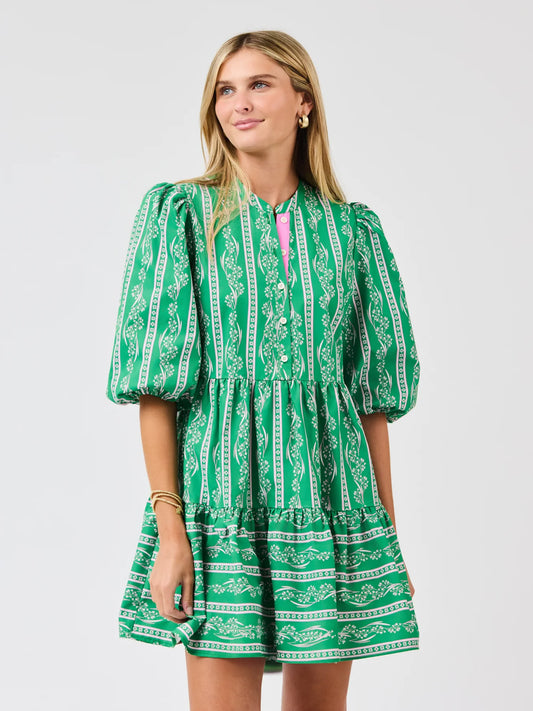 Riley Mini Dress in Garden Lace