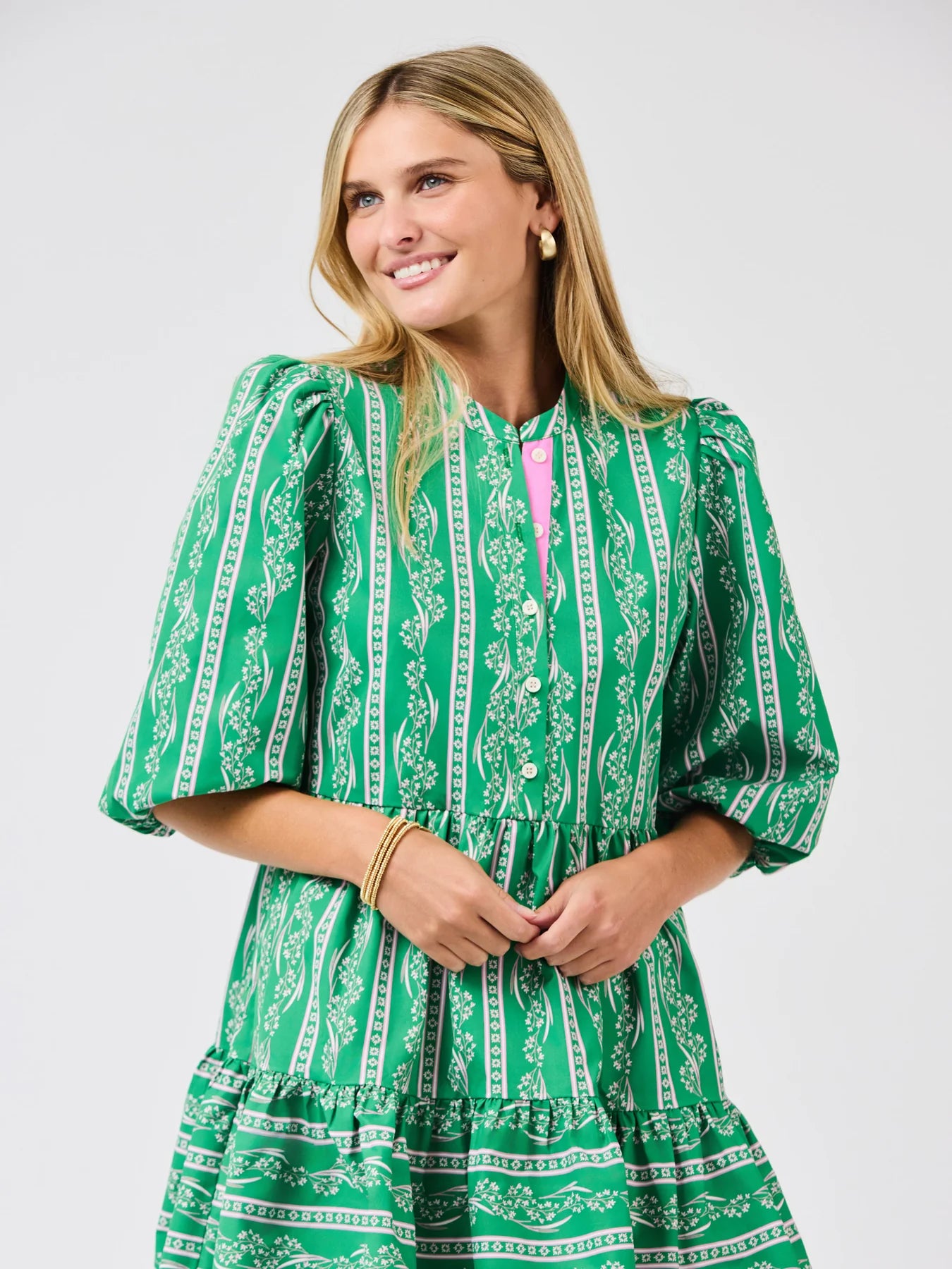 Riley Mini Dress in Garden Lace