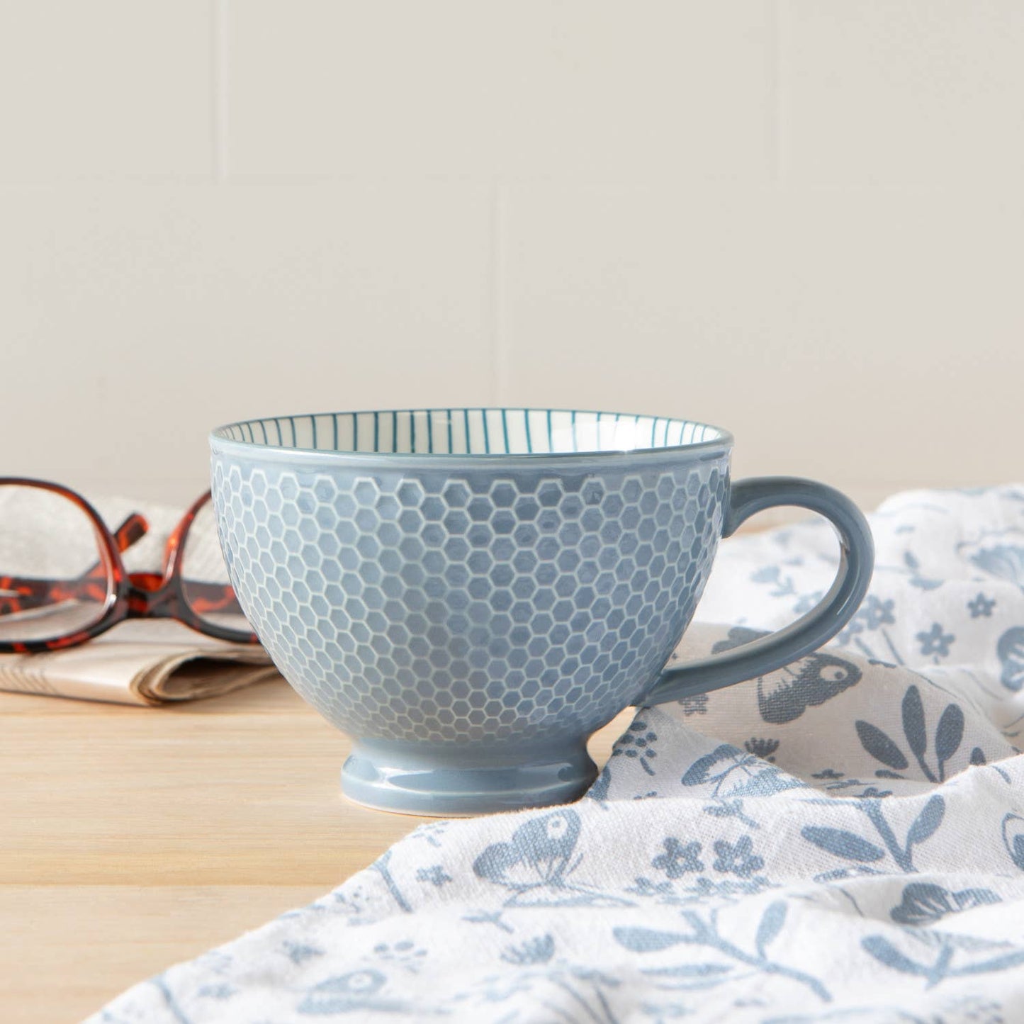 Slate Blue Latte Mug