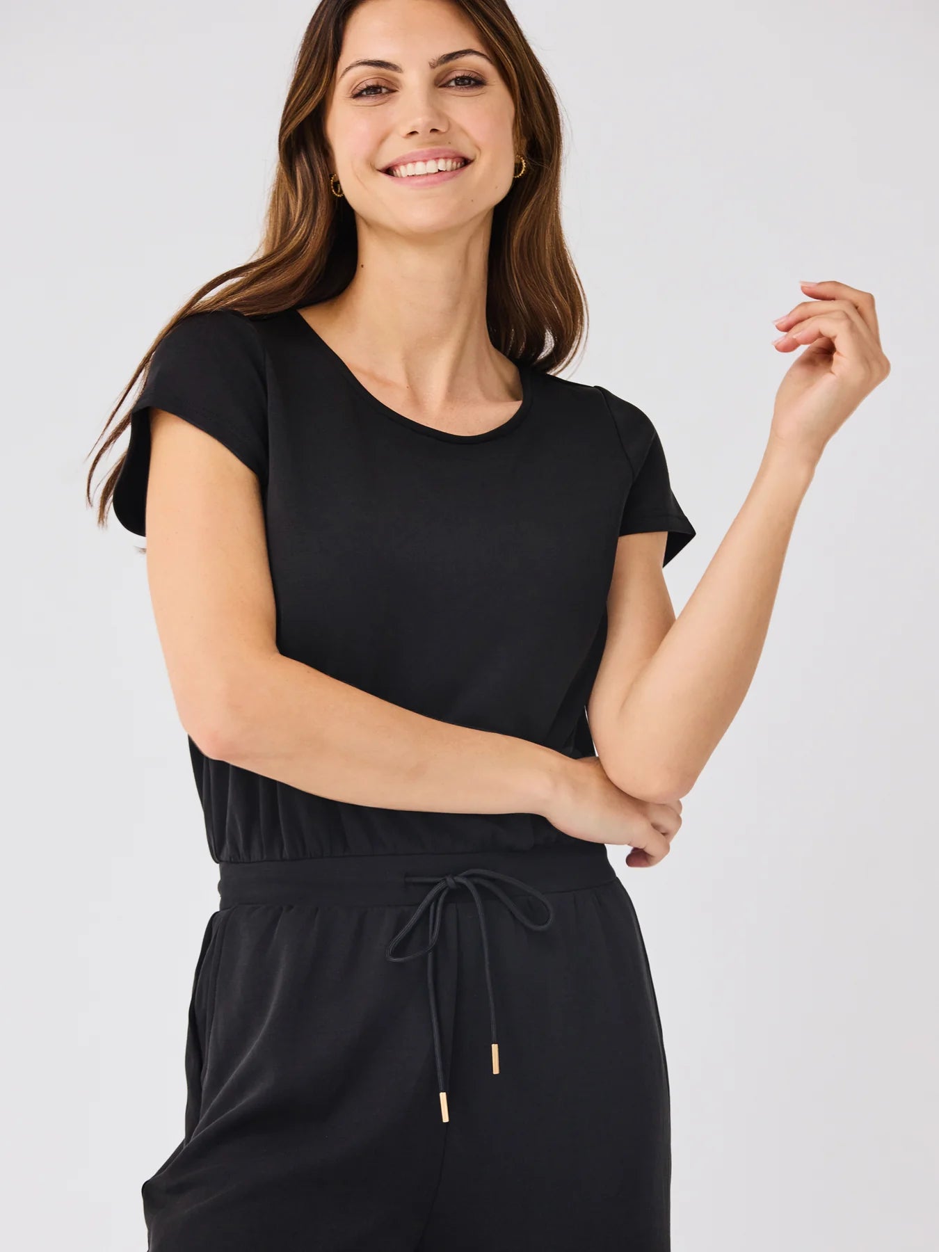 Carlise Jumpsuit in Black