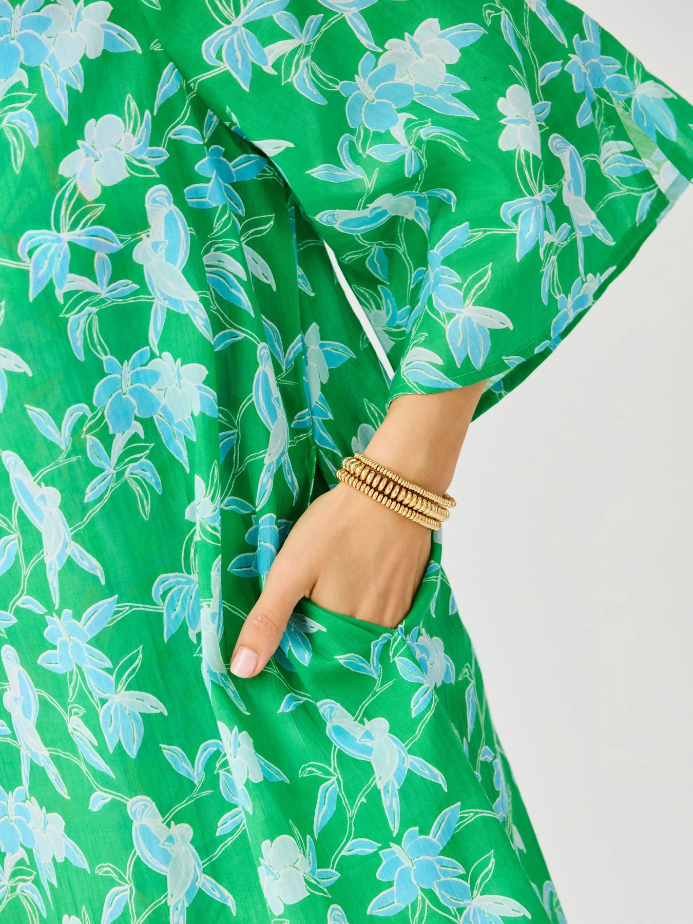 Elizabeth Beach Dress in Tiki Tropics