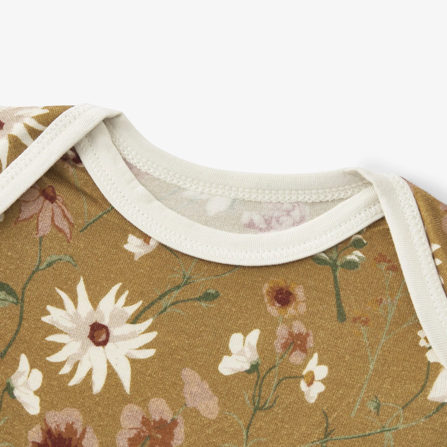 Luxe Stretch Newborn Gown & Hat Set in Wildflower
