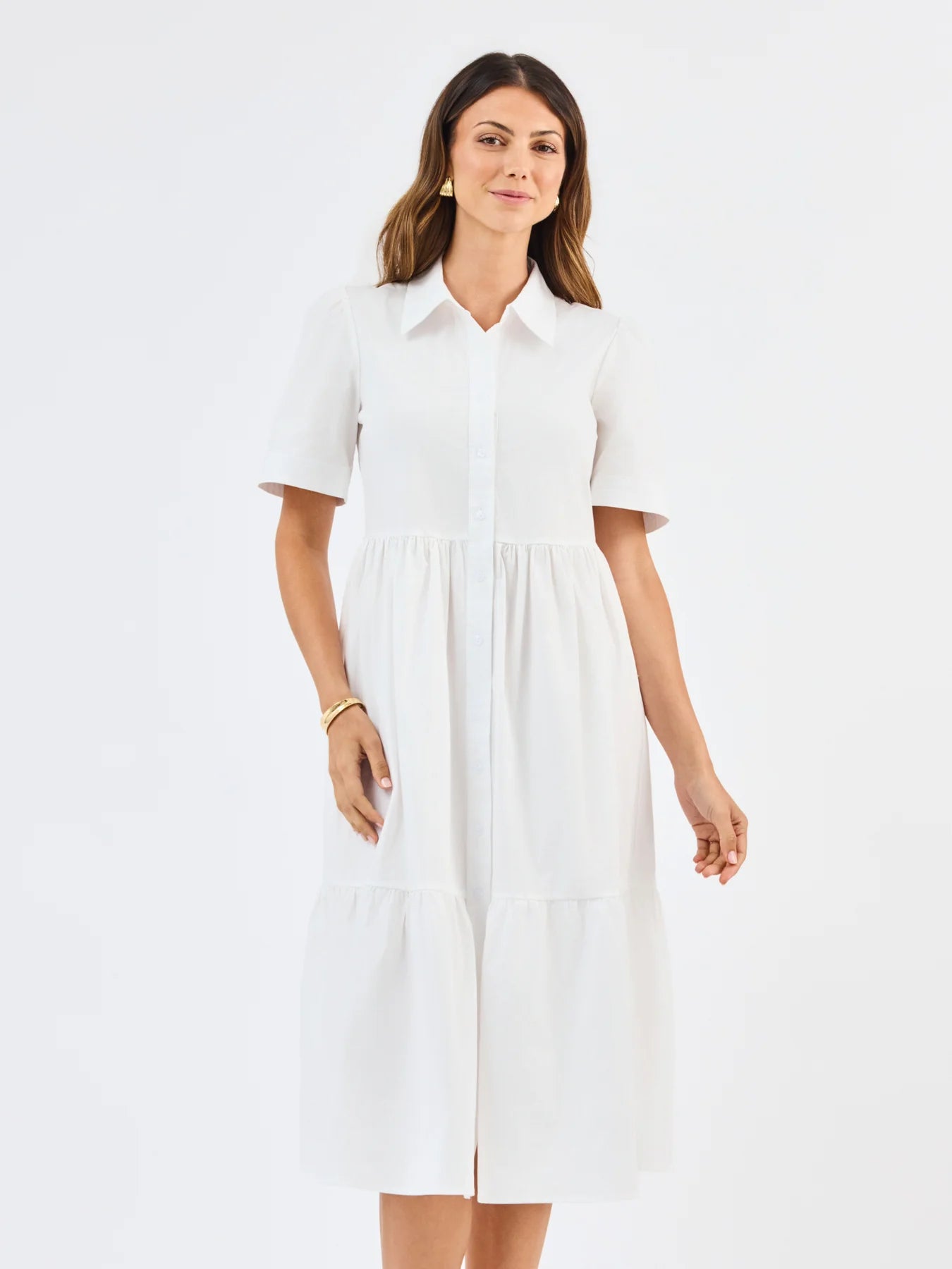 Jema Dress in White