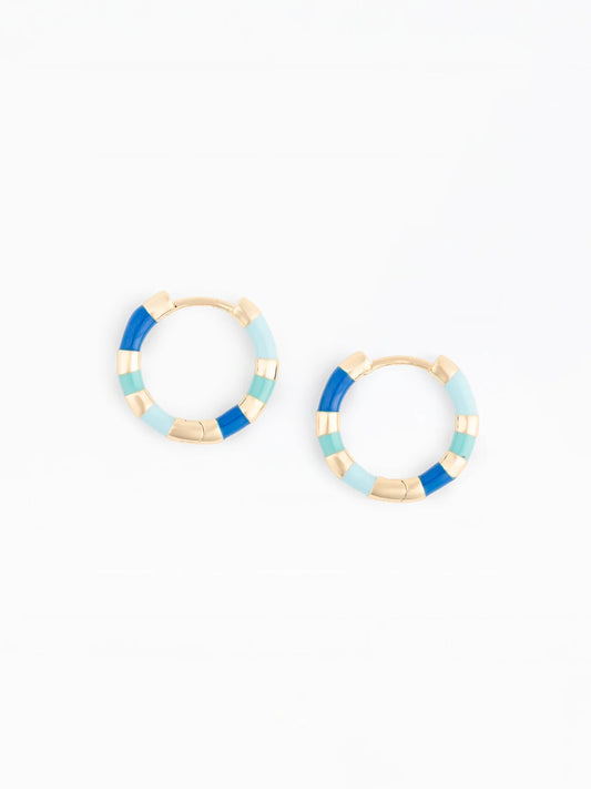 Reya Earrings in Blue