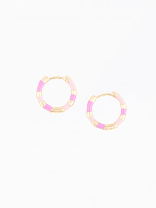 Reya Earrings in Purple