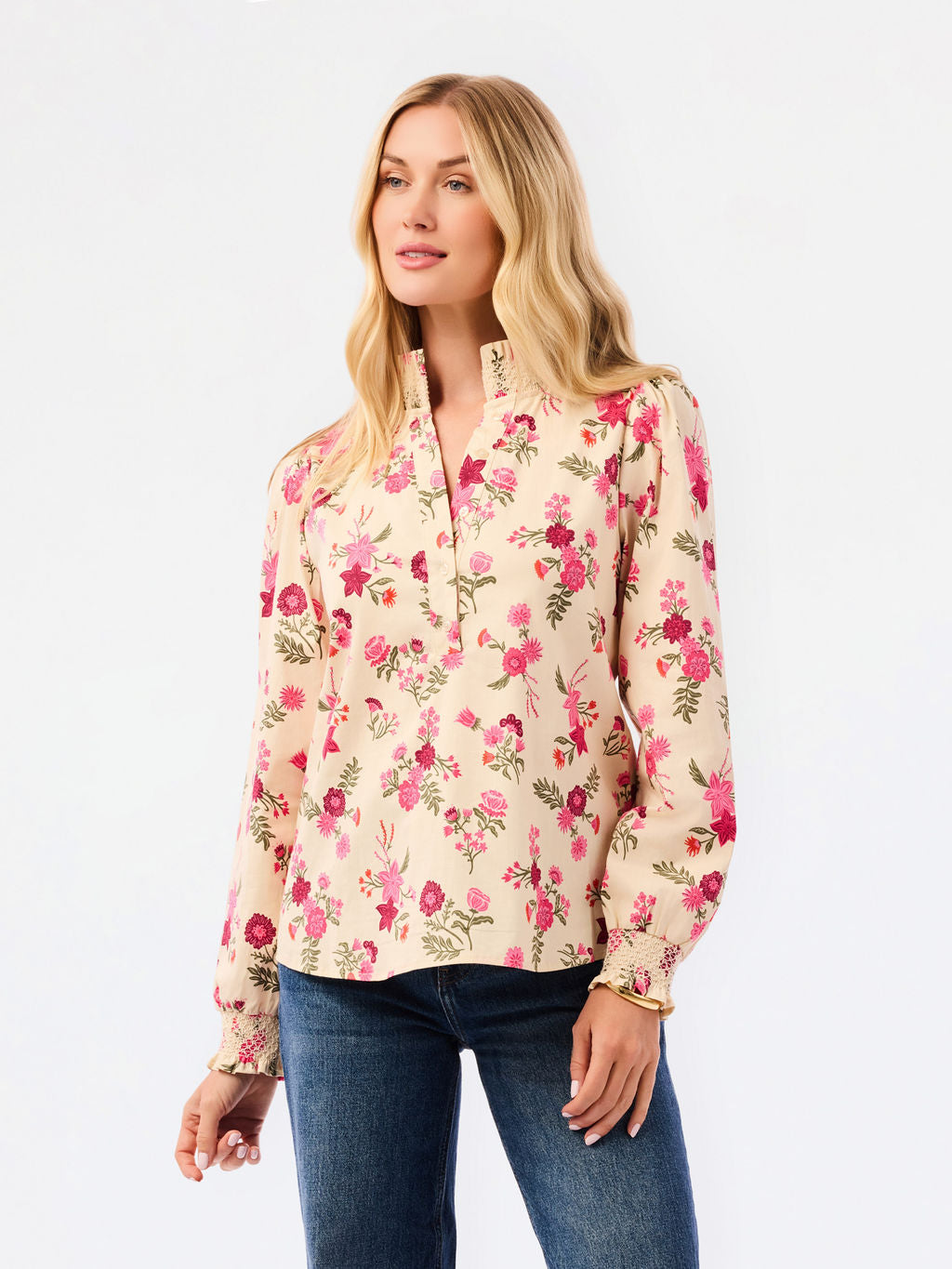 Kimberly Top in Mistflower Pink