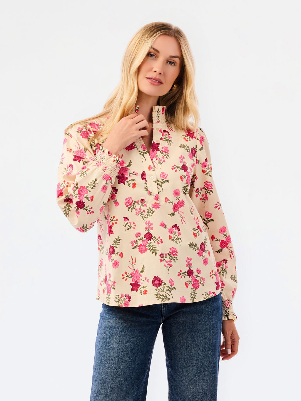Kimberly Top in Mistflower Pink
