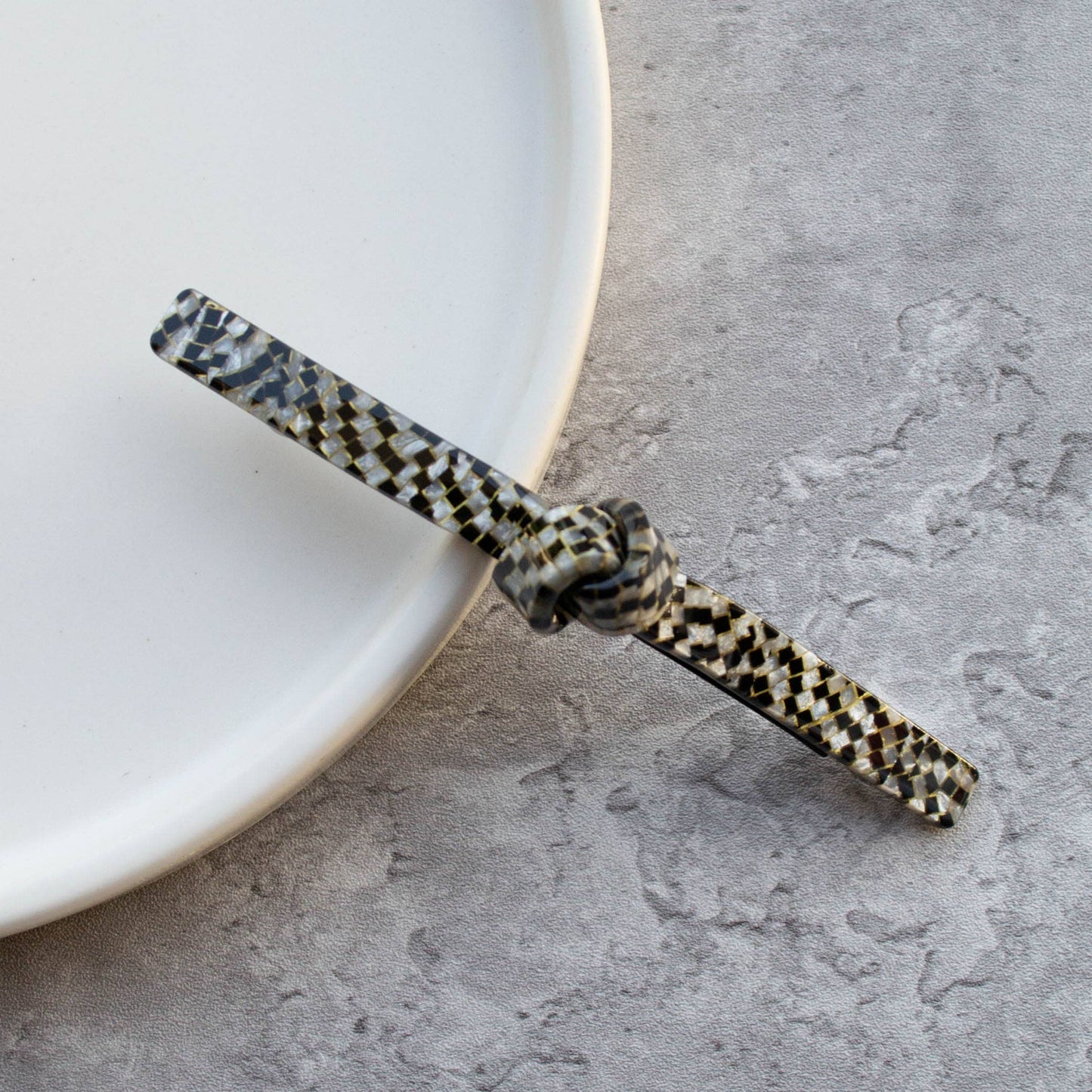 Eco French Twist Hair Barrettes: Espresso