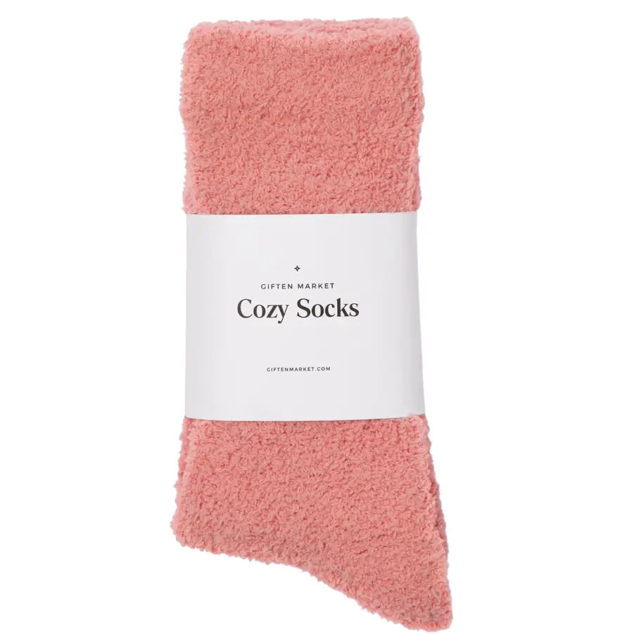 Cozy Cloud Socks - Rosette Pink