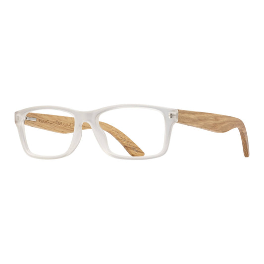 Avalon - Frost Clear / Walnut Wood + Blue Light Lens - 0.00