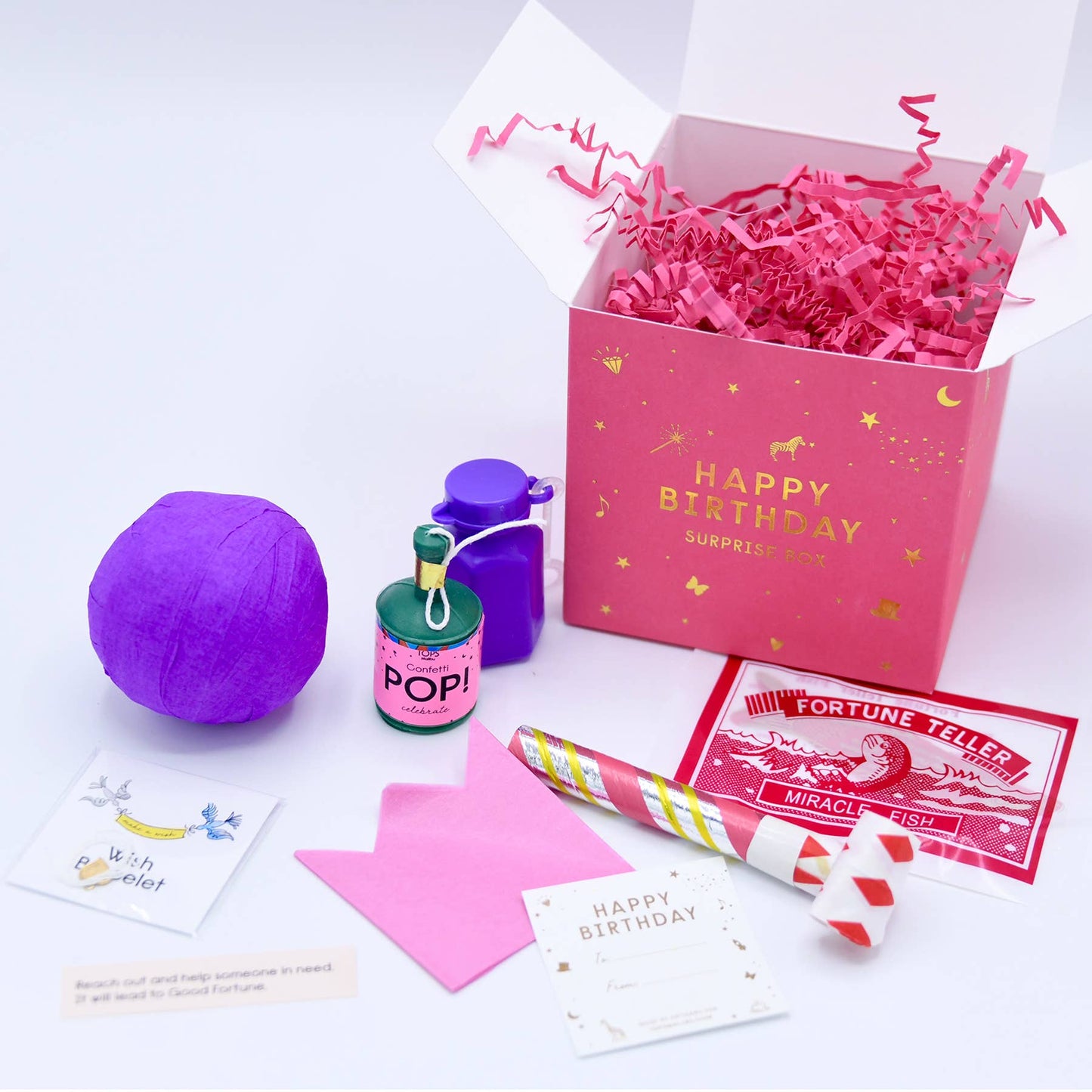 Happy Birthday in a Surprise Box