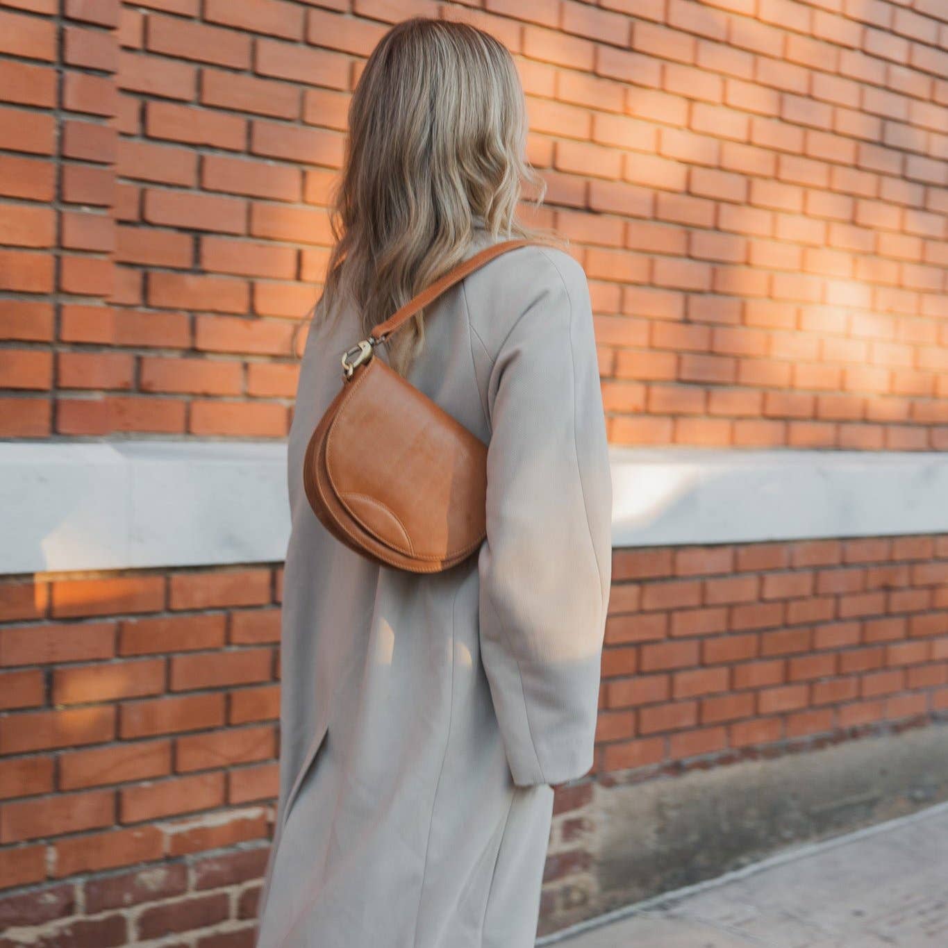 Stella Saddle Bag: Camel