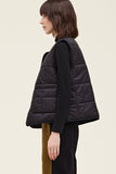 Quilted Vest in Black