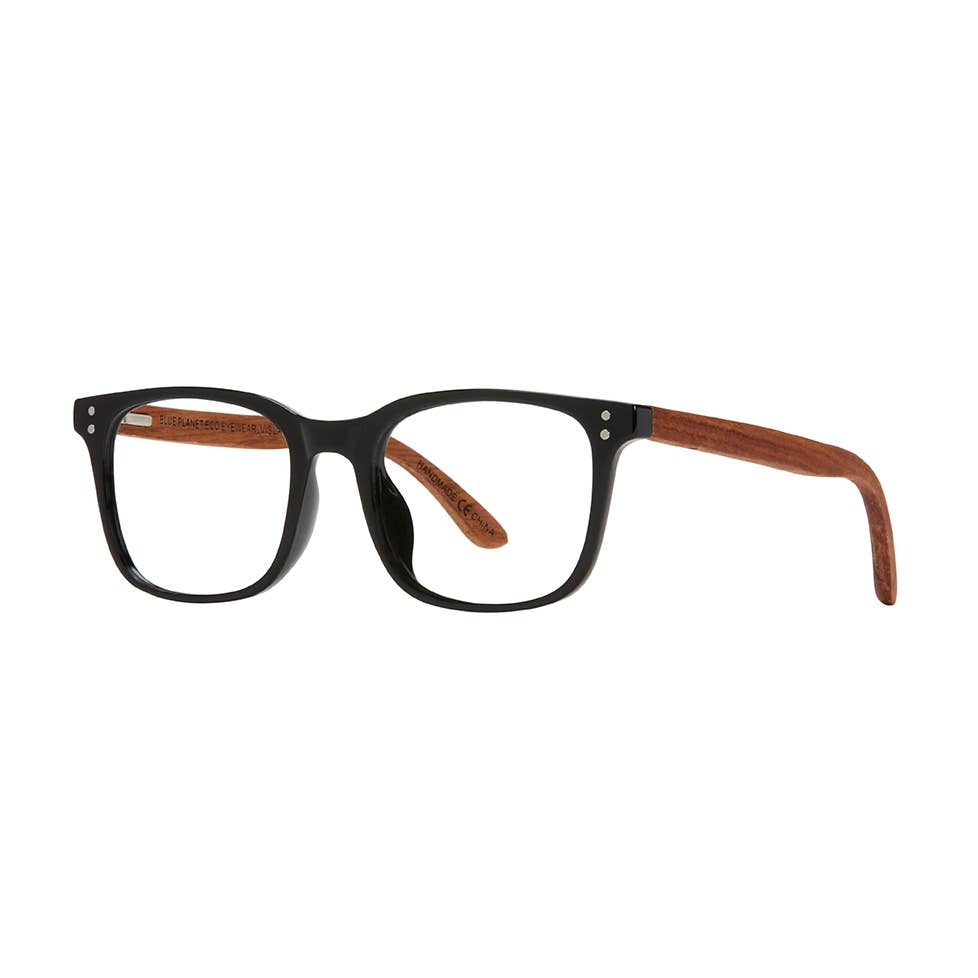 Nash Readers - Matte Onyx/ Walnut Wood