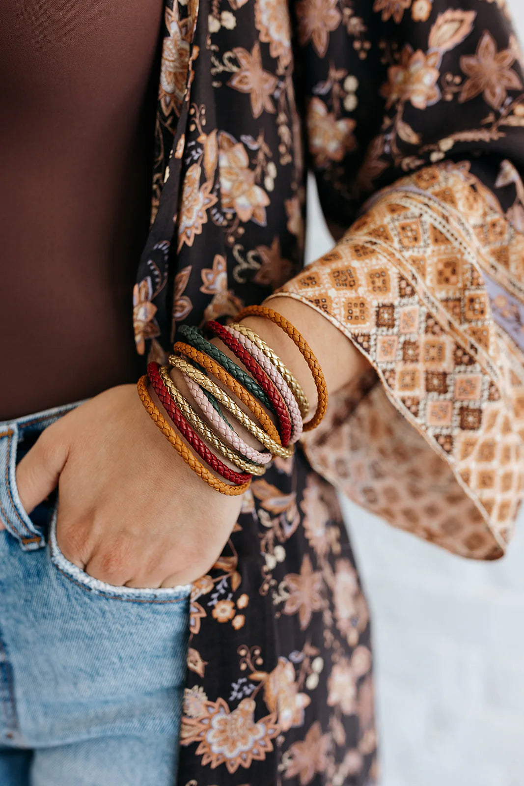 Woven Leather Bracelet