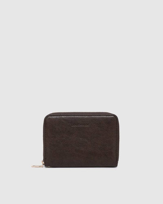 Eden Saddle Wallet in Saddle Chocolate