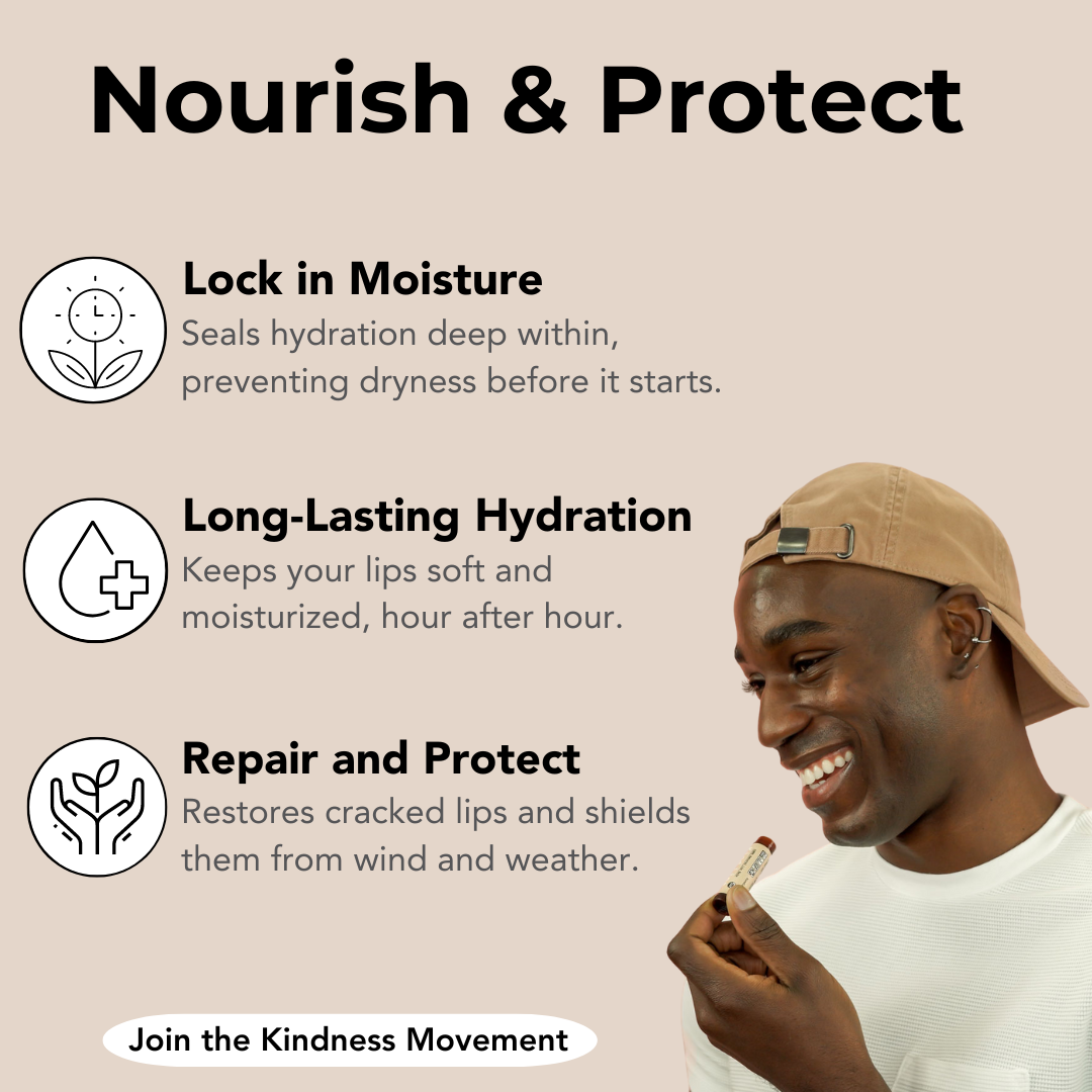 Kind Lips Organic Lip Balm in Vanilla Lemon