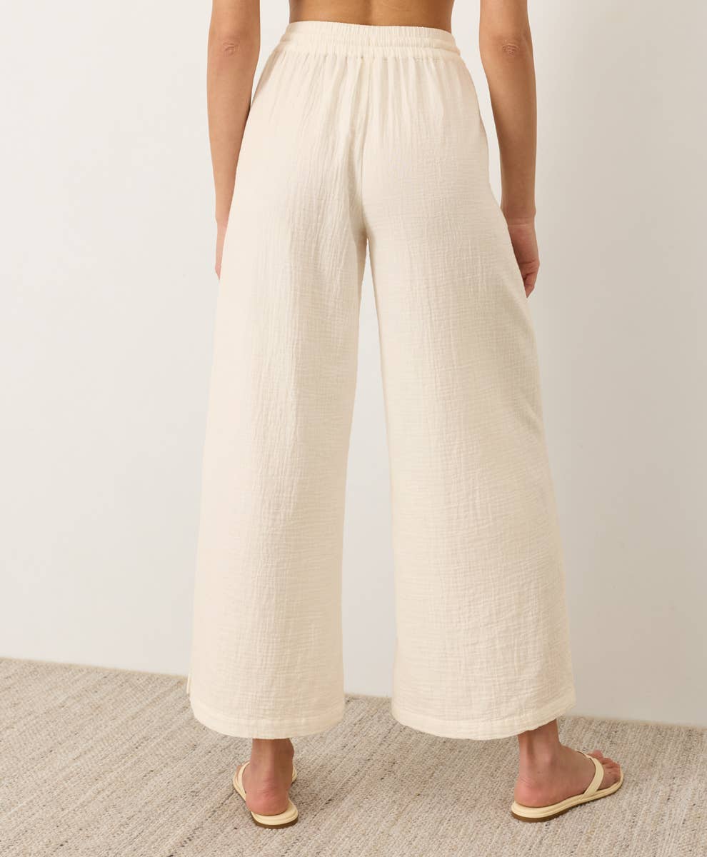 Women's Coastal Double Gauze Split Hem Pant