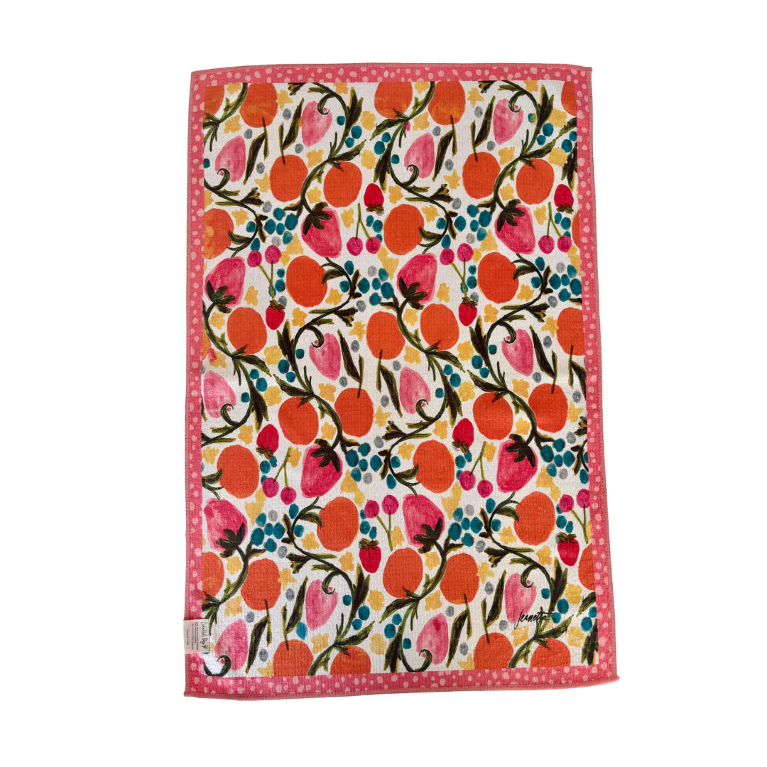 Tutti Fruitti Double-Sided Tea Towel